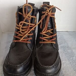 Men's  Vintage Ralphs Lauren Black Leather Boots